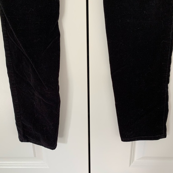 ❤️Pilcro Black Velvet Skinny Pants Serif 29x30 - Picture 4 of 9